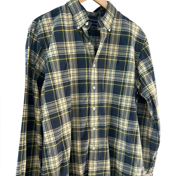 Ralph Lauren Embroidered Logo Plaid Button Down Shirt - Picture 2 of 7